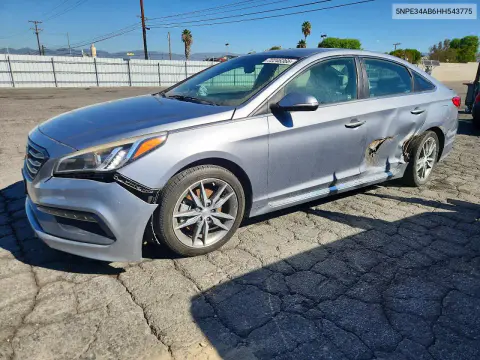 2017 Hyundai Sonata Sport 2.0T VIN 5NPE34AB6HH543775 фото 1
