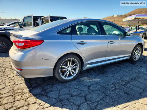 2017 Hyundai Sonata Sport 2.0T VIN 5NPE34AB6HH543775 фото 3