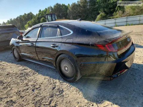 2021 Hyundai Sonata Limited VIN 5NPEH4J25MH109746 фото 2