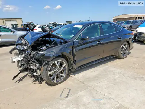 5NPEJ4J2XMH132878 — 2021 Hyundai Sonata, Przód, zdjęć przed naprawą