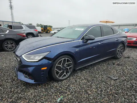 2021 Hyundai Sonata N Line VIN 5NPEK4JCXMH123250 фото 1