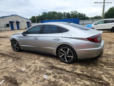 2021 Hyundai Sonata Sel Plus VIN 5NPEJ4J27MH132742 фото 2