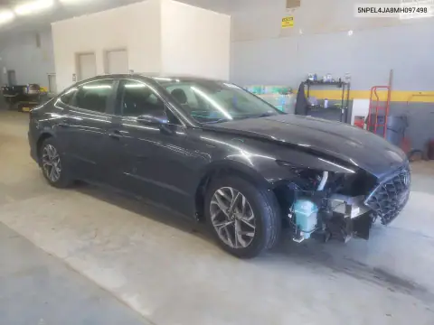 5NPEL4JA8MH097498 — 2021 Hyundai Sonata, foto 4 de Copart, Parte delantera