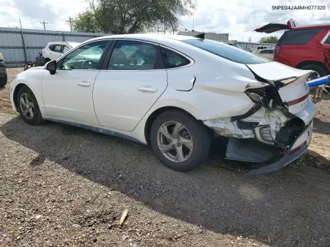 5NPEG4JA4MH077320 — 2021 Hyundai Sonata, photo 2 from Copart, Rear end