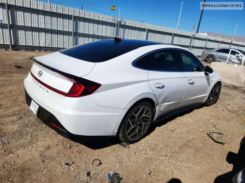 5NPEK4JCXMH131395 — 2021 Hyundai Sonata, фото 3 з Copart, Передня частина