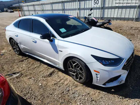 5NPEK4JCXMH131395 — 2021 Hyundai Sonata, фото 4 з Copart, Передня частина