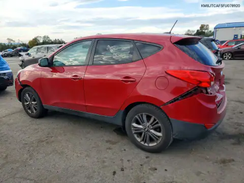 KM8JTCAF5FU078920 — 2015 Hyundai Tucson, photo 2 from Copart, Rear end