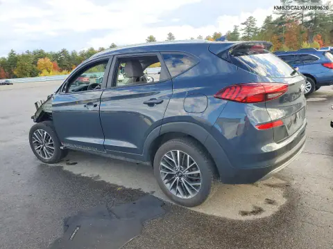 KM8J3CALXMU389620 — 2021 Hyundai Tucson, photo 2 from Copart, Front end