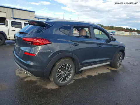 KM8J3CALXMU389620 — 2021 Hyundai Tucson, photo 3 from Copart, Front end