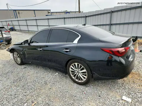 2020 Infiniti Q50 3.0T Luxe VIN JN1EV7AP2LM201250 фото 2
