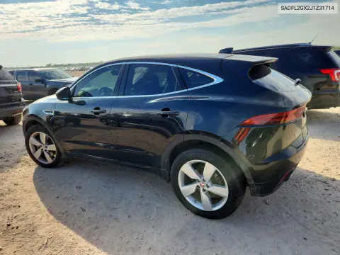 2018 Jaguar E-Pace R-Dynamic Se VIN SADFL2GX2J1Z31714 фото 2