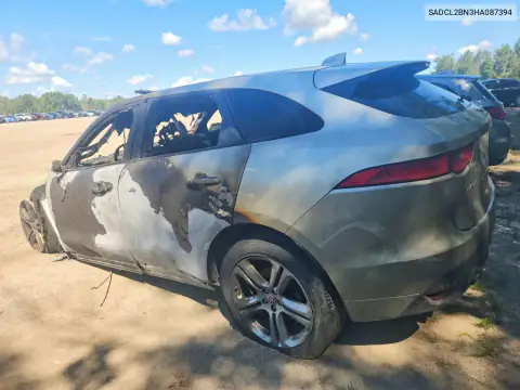 SADCL2BN3HA087394 — 2017 Jaguar F-Pace, ფოტო 2, Copart 15.10.2026, ხანძარი