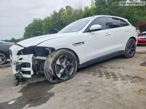 SADCJ2BV7HA893809 — 2017 Jaguar F-Pace, Передняя часть, фото до ремонта