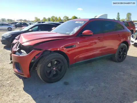 SADCK2BV2HA897120 — 2017 Jaguar F-Pace, Передняя часть, фото до ремонта