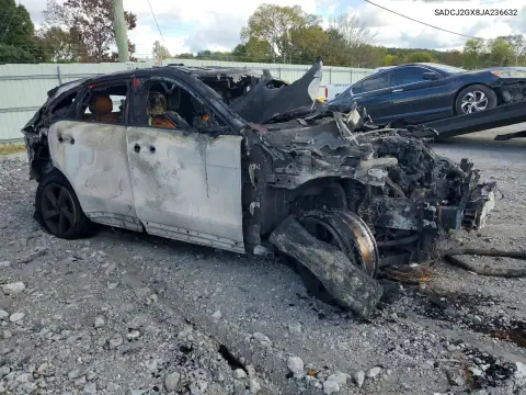SADCJ2GX8JA236632 — 2018 Jaguar F-Pace, zdjęcie 4 z Copart 26.10.2026, Pożar