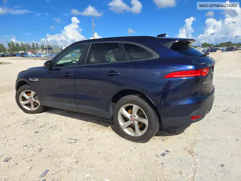 2018 Jaguar F-Pace Premium VIN SADCJ2FN8JA274264 фото 2