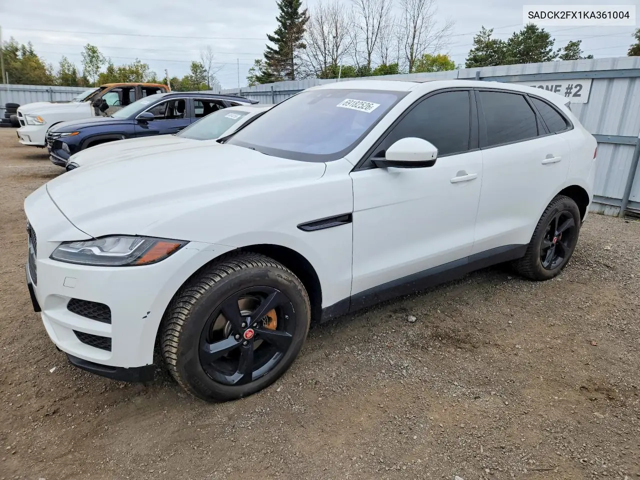 SADCK2FX1KA361004 Jaguar F-Pace 2019 — повреждение Подтопление, фото до ремонта