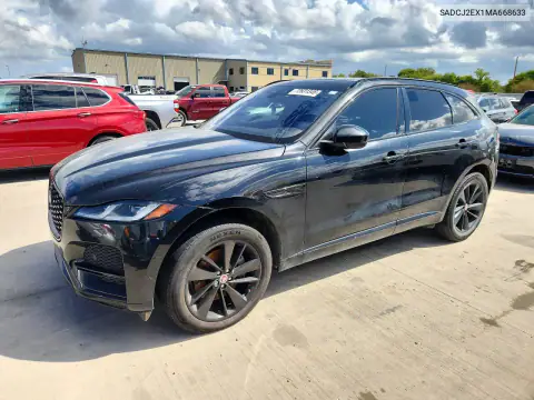 SADCJ2EX1MA668633 — 2021 Jaguar F-Pace, Мелкие вмятины и царапины, фото до ремонта