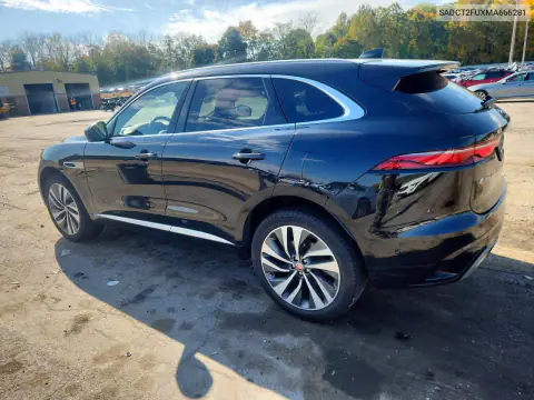 SADCT2FUXMA666281 — 2021 Jaguar F-Pace, фото 2 с аукциона Copart, Мелкие вмятины и царапины