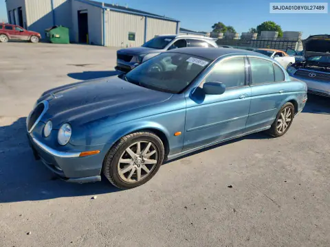 2000 Jaguar S-Type VIN SAJDA01D8YGL27489 фото 1