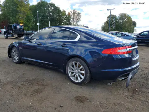 2012 Jaguar Xf VIN SAJWA0FB0CLS56871 фото 2