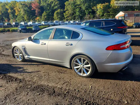 2015 Jaguar Xf 3.0 Sport VIN SAJWA0F74F8U68093 фото 2