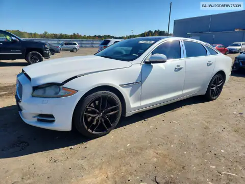 SAJWJ2GD8F8V75339 — 2015 Jaguar XJ, Передняя часть, фото до ремонта