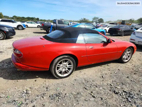 2002 Jaguar Xk8 VIN SAJDA42C82NA28085 фото 3