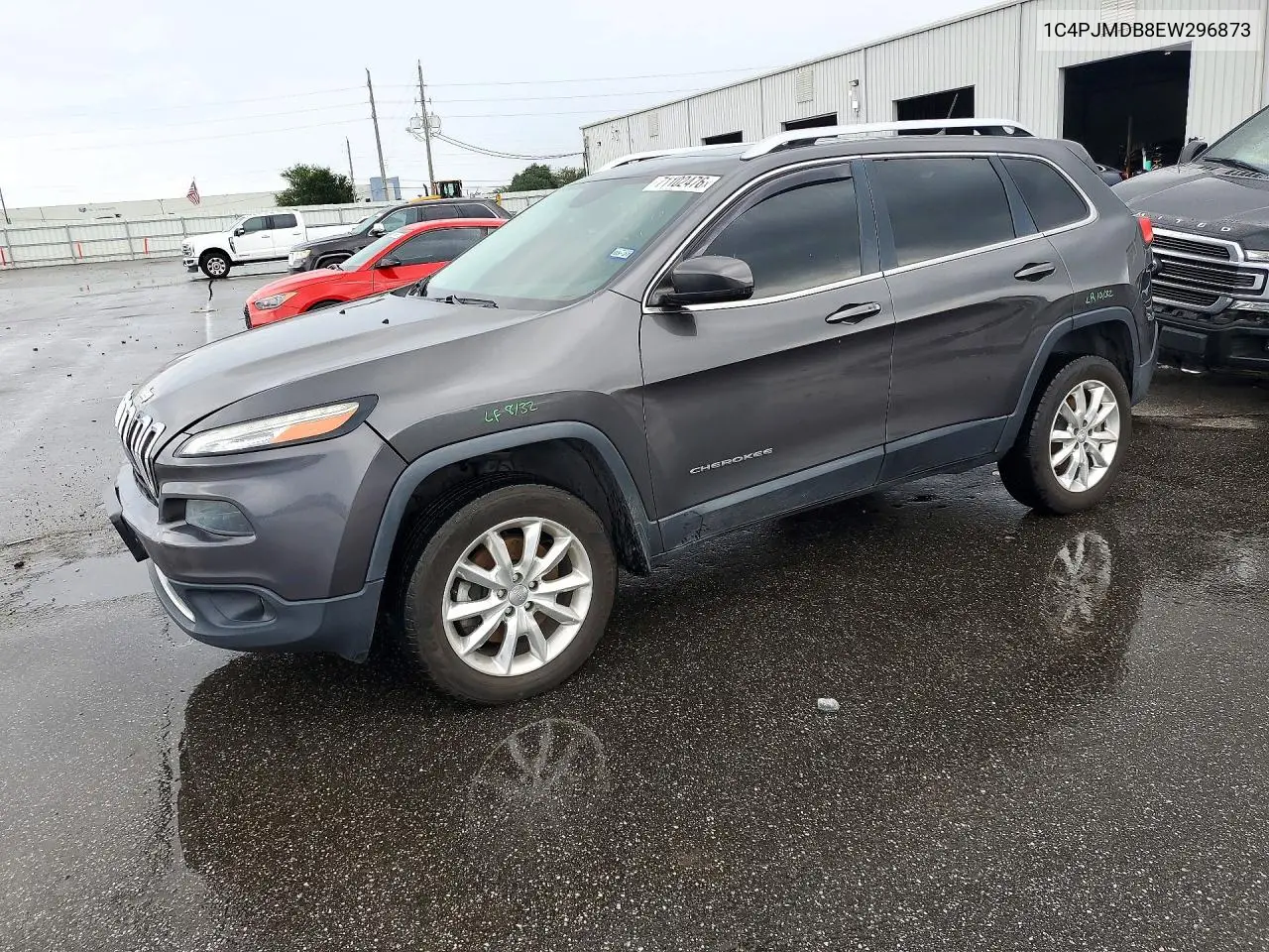 2014 Jeep Cherokee Limited VIN 1C4PJMDB8EW296873 фото 1