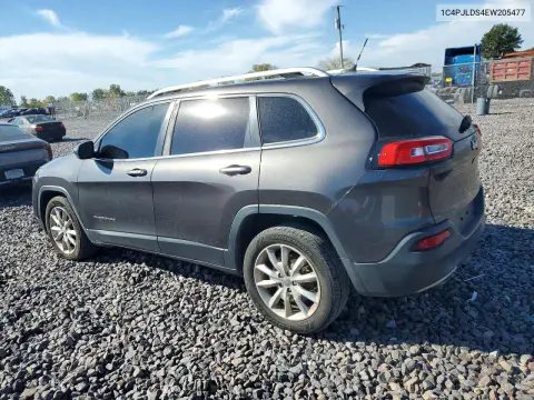 2014 Jeep Cherokee Limited VIN 1C4PJLDS4EW205477 фото 2