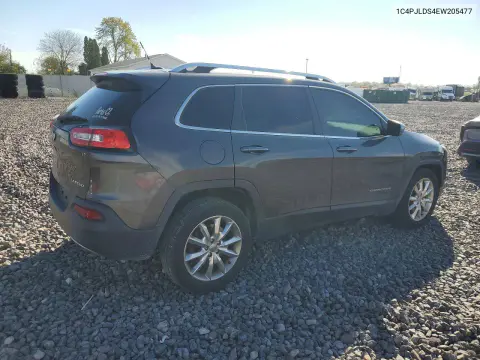 2014 Jeep Cherokee Limited VIN 1C4PJLDS4EW205477 фото 3