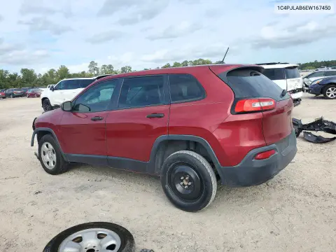 2014 Jeep Cherokee Altitude VIN 1C4PJLAB6EW167450 фото 2
