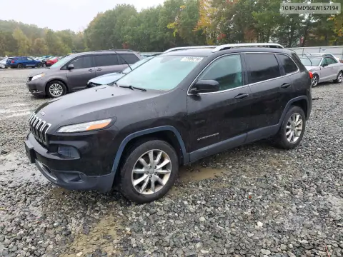 1C4PJMDB6EW157194 — 2014 Jeep Cherokee, Боковая часть, фото до ремонта
