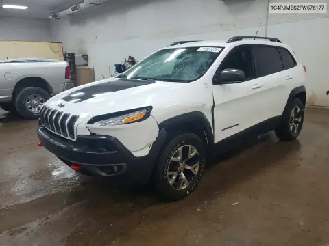 2015 Jeep Cherokee Trailhawk VIN 1C4PJMBS2FW576177 фото 1