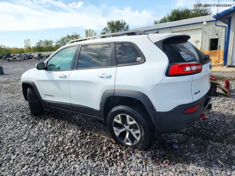 2015 Jeep Cherokee Trailhawk VIN 1C4PJMBS1FW650849 фото 2
