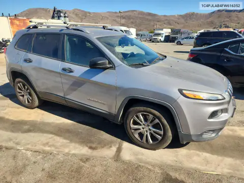 2015 Jeep Cherokee Sport VIN 1C4PJLAB4FW616352 фото 4