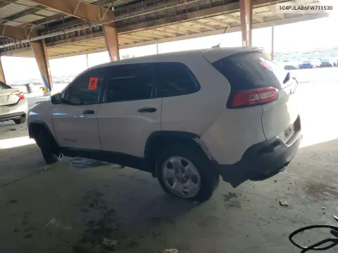 2015 Jeep Cherokee Sport VIN 1C4PJLAB6FW711530 фото 2