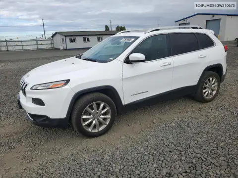 2016 Jeep Cherokee Limited VIN 1C4PJMDS6GW210673 фото 1