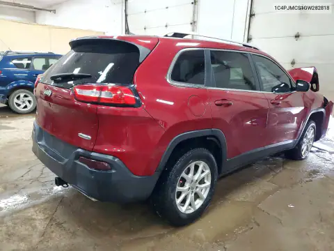 1C4PJMCS1GW282818 — 2016 Jeep Cherokee, фото 3 с аукциона Copart, Передняя часть