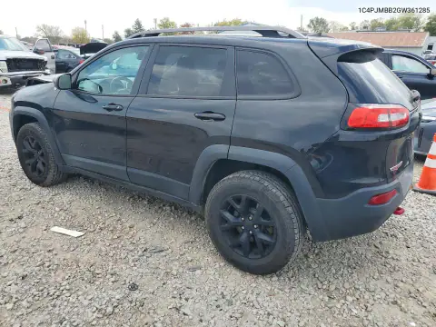 1C4PJMBB2GW361285 — 2016 Jeep Cherokee, photo 2 from Copart, Front end