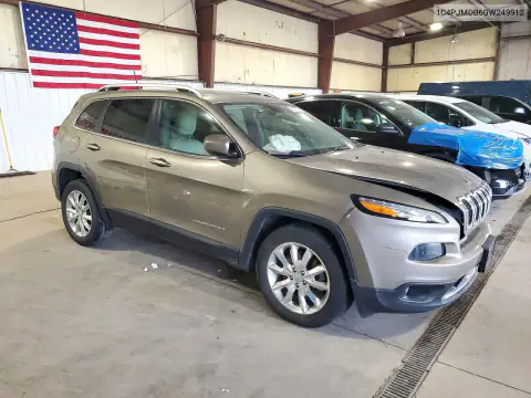 1C4PJMDB6GW249912 — 2016 Jeep Cherokee, photo 4 from Copart, Front end