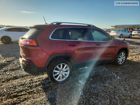 2017 Jeep Cherokee Limited VIN 1C4PJLDS8HW644038 фото 3