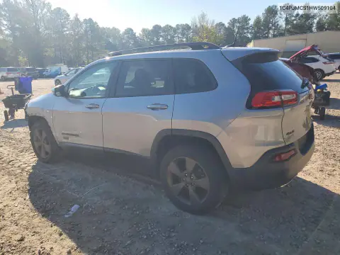 1C4PJMCS1HW509104 — 2017 Jeep Cherokee, ფოტო 2, Copart, წინა ნაწილი