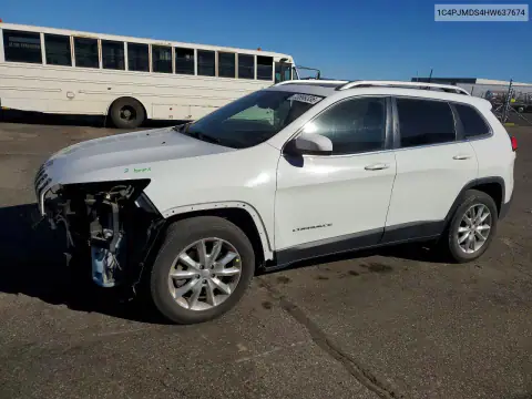 1C4PJMDS4HW637674 — 2017 Jeep Cherokee, Передняя часть, фото до ремонта