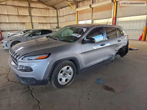 1C4PJLAB6HW626626 — 2017 Jeep Cherokee, Lateral (Side), fotos antes de reparar