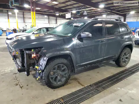 1C4PJMBS4HW564079 — 2017 Jeep Cherokee, Передняя часть, фото до ремонта