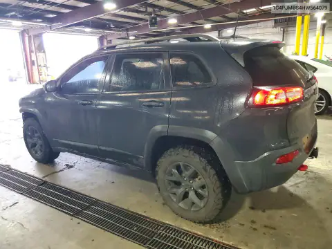 1C4PJMBS4HW564079 — 2017 Jeep Cherokee, photo 2 from Copart, Front end