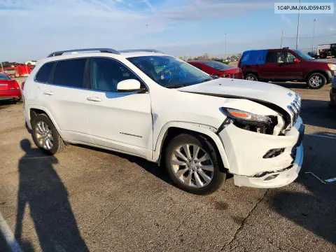 1C4PJMJX6JD594375 — 2018 Jeep Cherokee, фото 4 з Copart, Передня частина