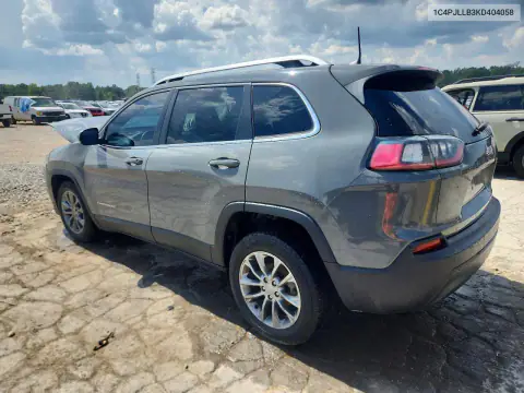 1C4PJLLB3KD404058 — 2019 Jeep Cherokee, photo 2 from Copart, Front end