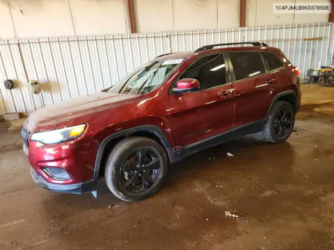 1C4PJMLB0KD378508 — 2019 Jeep Cherokee, Lateral, fotos antes de reparar